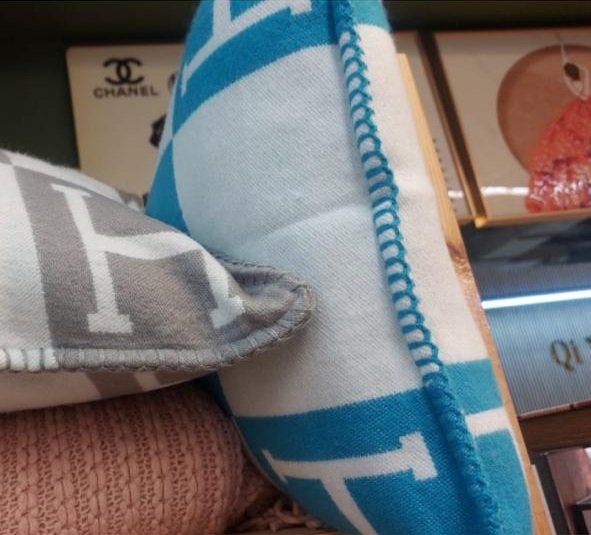 Hermes Wool and Cashmere Small Avalon Pillow - Image 2 of 4